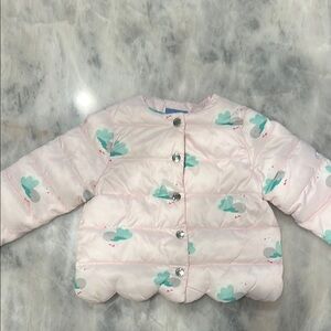 Jacadi 24mos Pink Print Jacket - mint condition